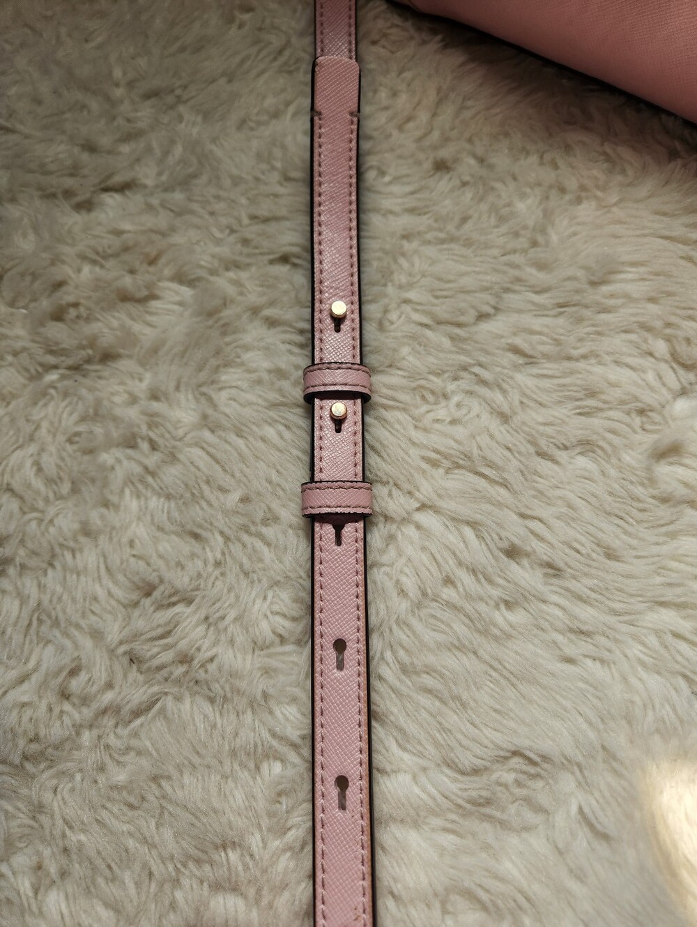 Kate Spade Louise Medium Dome Crossbody Bag Tutu Pink Saffiano Leather Y2K Chic - Picture 9 of 10